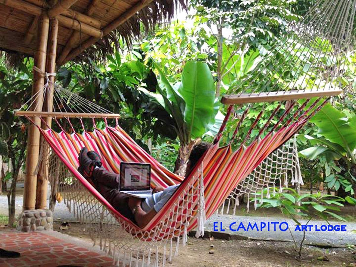El Campito Lodge Ayampe Exteriör bild